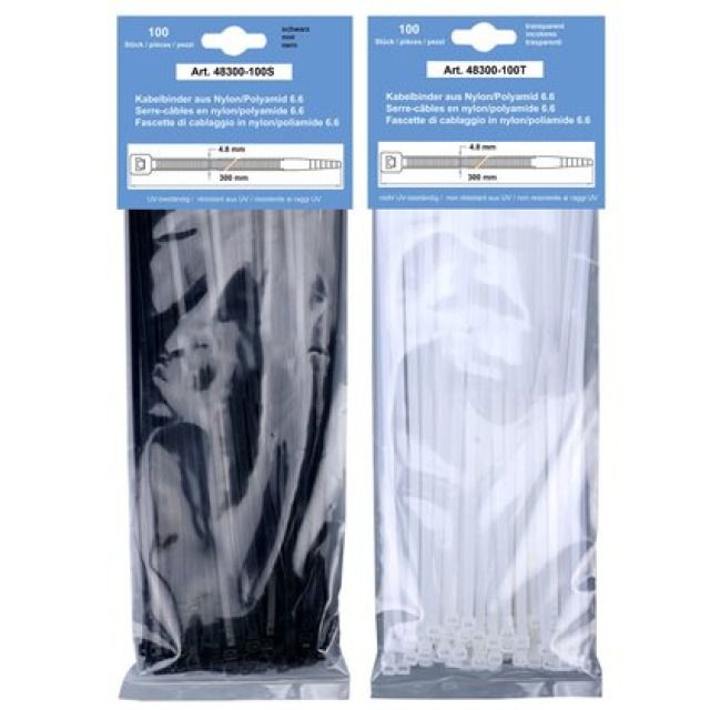 Fascetta nera
150 x 3.6 MM   PKT. A 100 STK