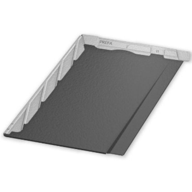 PREFA PASSSCHINDEL DS.19 P10
245X262MM SCHWARZ STUCCO