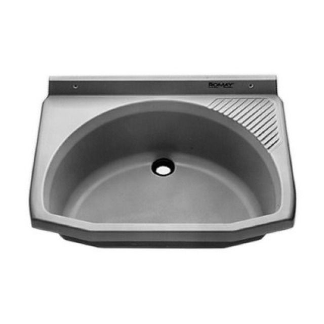 Lavatoio ROMAY-MODERN
70 x 50 cm, materia sintetica
piletta a tubo 1 1/2"
Colori: bianco marmoreo