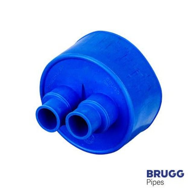 BRUGG Pipes Endkappe EPDM
DUO 25+25-40+40/125
für Trocken- und Feuchträume