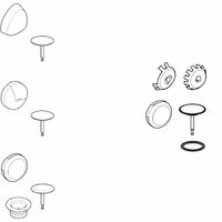 Geberit Set di montaggio finale per set di collegamento 851 073/75