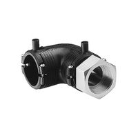 ELGEF Plus, Gomito di transizione 90° PE/ottone (CW617N) filettato femmina