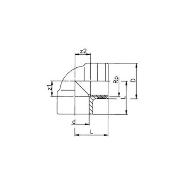 GF PVC gomito 90°
721 100 210   50 mm - 1 1/2"