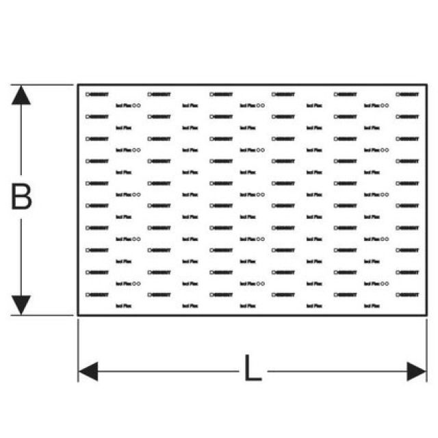 GEBERIT SCHALLDAEMMMATTE FLEX
356.015  ISOL 78X118