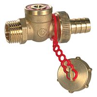 Giacomini, valvola a sfera con ugello per tubo flessibile, R608