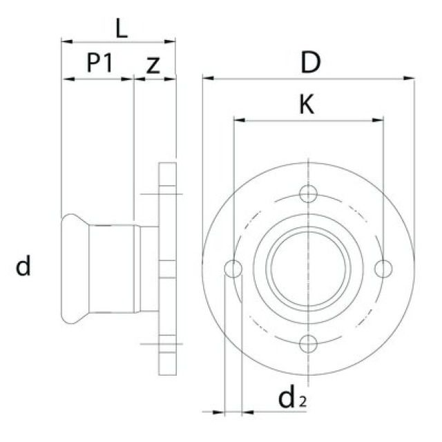 Profitec PressSteel
Press-Übergangsflansch, 54mm