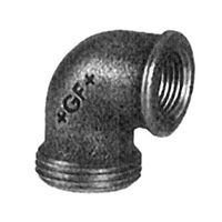 Gomito a vite, 95, nero, (ET)