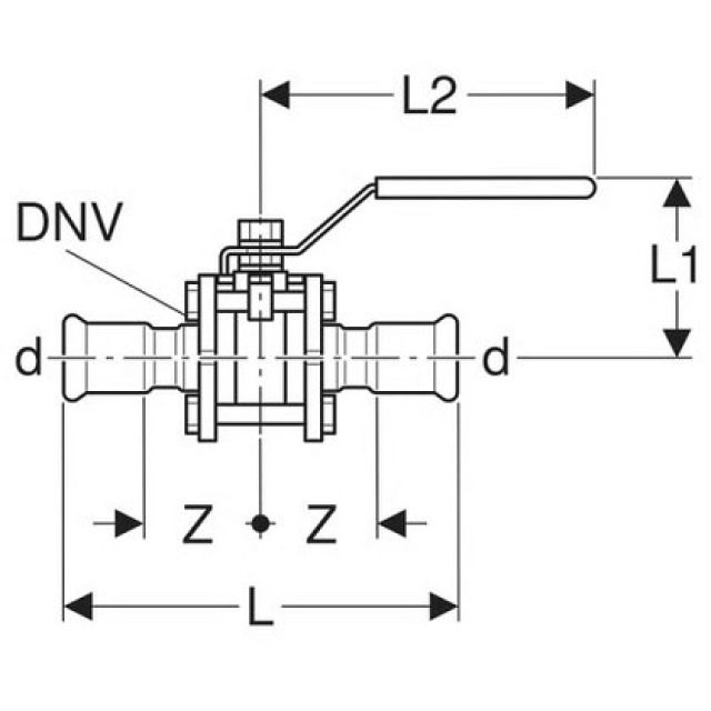 MAPRESS KUGELHAHN NPW 1.4401
92101 GEFLANSCHT   18 MM