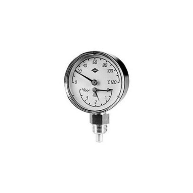 MANO-THERMOMETER ANSCHL. UNTEN
M.TAUCHH. 1/2" 0-4BAR  0-120°C
