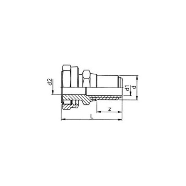 GF ELGEF adattatore PE/OT
720.920.041
63 mm / 1 1/2" FF