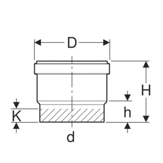 GEBERIT manicotto d'innesto
368.779     d 125