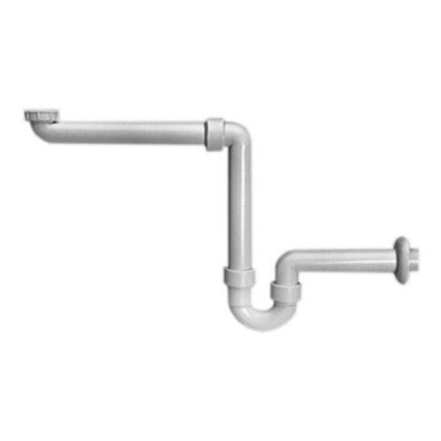 Sifone a tubo curvo GEBERIT
1 1/2"/1 1/4" x 40 mm
modello d'ingombro minomo
Colori: bianco