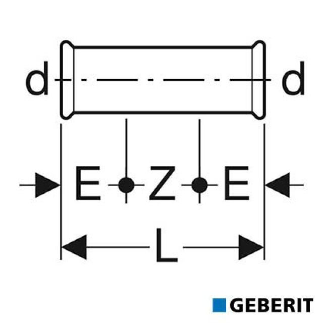 Geberit Mapress Therm
Manicotto passante: d=22