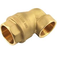 ISIFLO, Gomito di collegamento in ottone 90°, Tipo 122