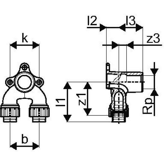 Sanipex raccordo doppio 16x1/2"-50
5534.150 senza piombo