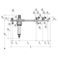 JRG, 1531,  LegioStop Batteria di distribuzione completa, PN 16