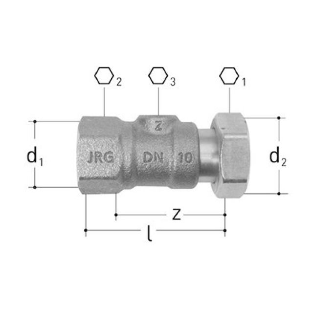 JRG raccordo chiudibile PN10
8339.320
3/4"