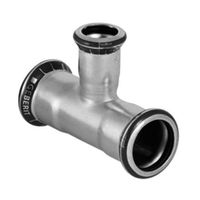 Geberit Mapress Pezzo a T acciaio inox ridotto