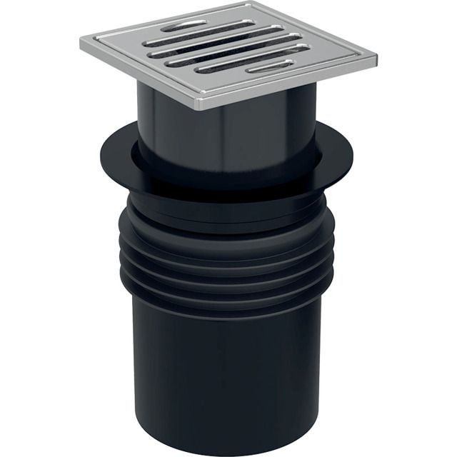 Scarico a pavimento sifonato Varino
388.060 ad innesto
d110 a fessura 10x10