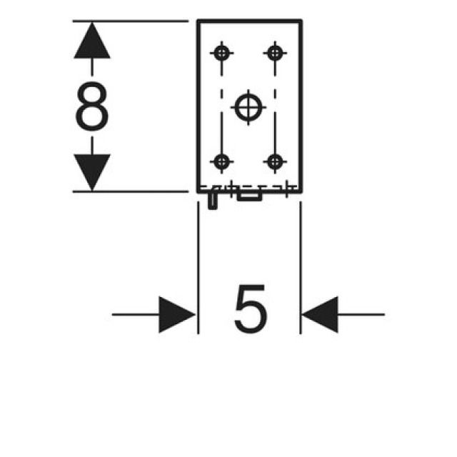 DUOFIX accessorio per montanti
distanziati da 50-57.5 111.869