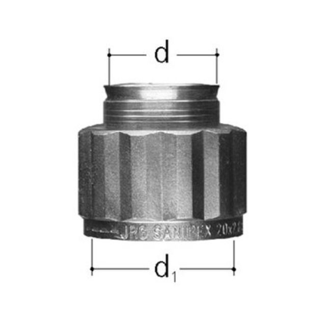 SANIPEX raccordo vite bordare
15 081 01
12 mm