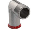 Gomito misto 90° Mapress acciaio-C con filetto femmina