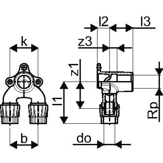 Sanipex MT raccordo doppio d16x1/2"
4611.150 senza piombo