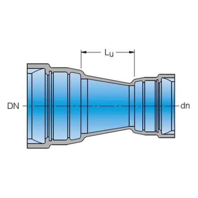 DUKTUS raccordo Kaliber BLS
tipo mmR VRS-T
DN 150 / 100