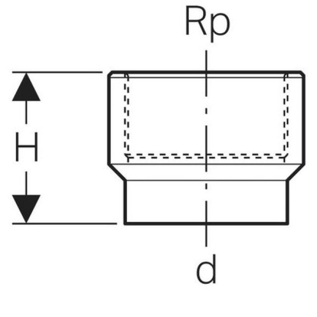 GEBERIT finale da saldare
F360.719 d 40 - 1/2"