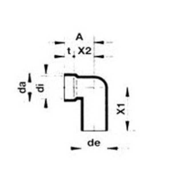 WAVIN curva di raccordo
923.636     56 mm