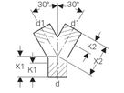 Geberit PE-HD, Braga a Y 2 x 30°
