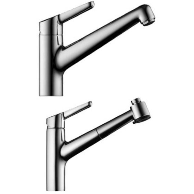 Miscelatore per lavello WAMAS
S 225 mm bocca orientabile
estraibile, tubi flessibili
di collegamento 3/8"
gruppo acustico II
Colori: chromeline