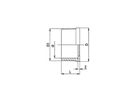 + GF + PVC-U, inserto, PN16