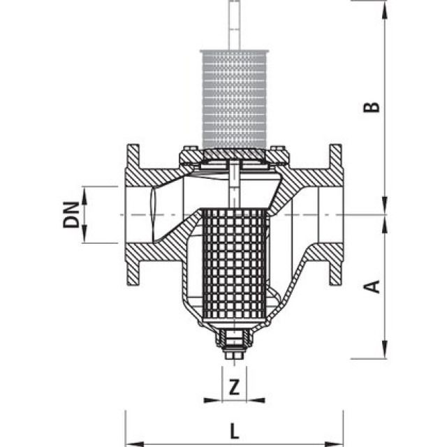 HAWLE SCHMUTZFÄNGER 2002
DN150     PN25/40  SIEB INOX 0.6MM