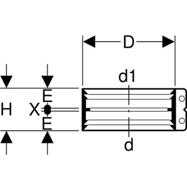 GEBERIT brida INOX
359.431    d 68