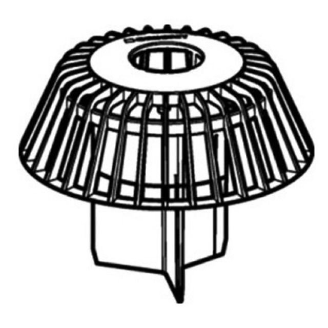 LAUBFANG F. GEBERIT DW EINLAUF
242.830  KONV. F. BITUMEN