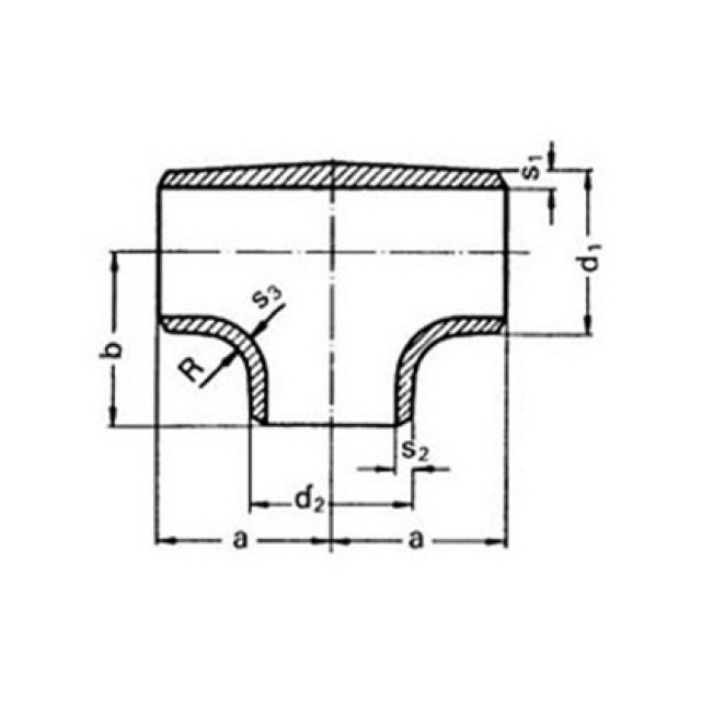 T-STÜCKE EGAL NAHTLOS, KÄLTEBS
355.6 MM X 355.6 MM
P 235GH / EN 10253-2-A
SA2.5+2K / 3X60µ KÄLTEBES 180µ
3 X 2-KOMPONENTEN EPOXIDHARZ-
BESCHICHTUNG