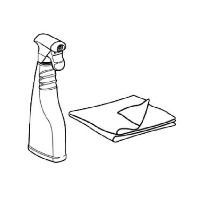 Set di pulizia AQUACLEAN
prodotto di pulizia e
telo microfibra
Colori: senza colore