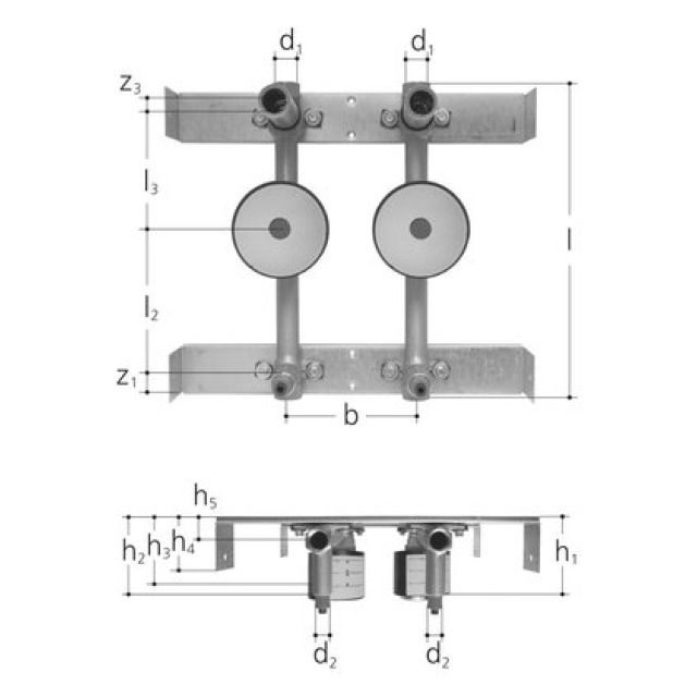 unità compatta per DUOFIX-WT
5459.075 con due contatori
3/4"