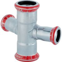 Raccordo a croce 30° Mapress acciaio-C ridotto