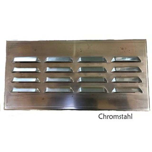 FLACHK. WETTERSCHUTZGITTER
CHROMSTAHL  290 X 150MM