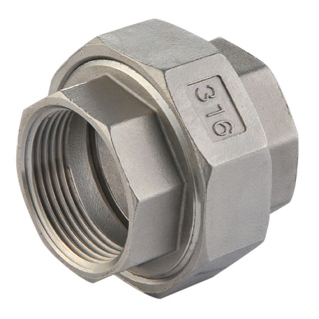 Raccordo per tubi F/F
1/4", tenuta conica
Acciaio inossidabile (1.4408)