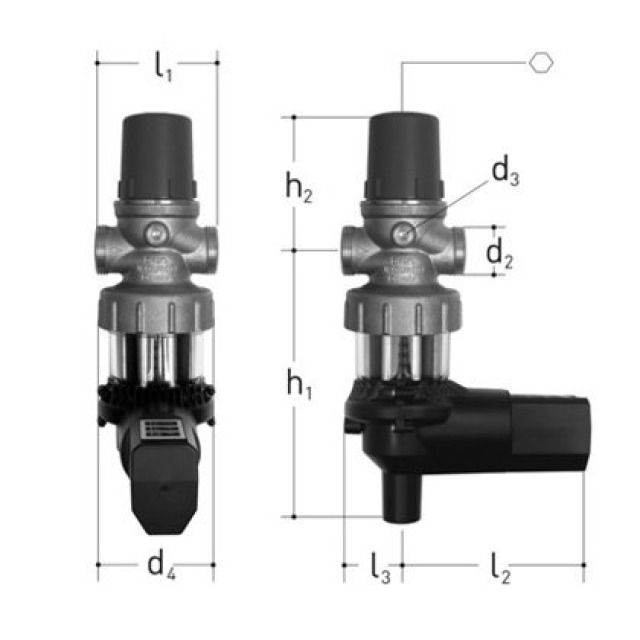JRG CLEANLINE COMBI MIT
RUECKSPUELAUTOM DN 32 1371.032