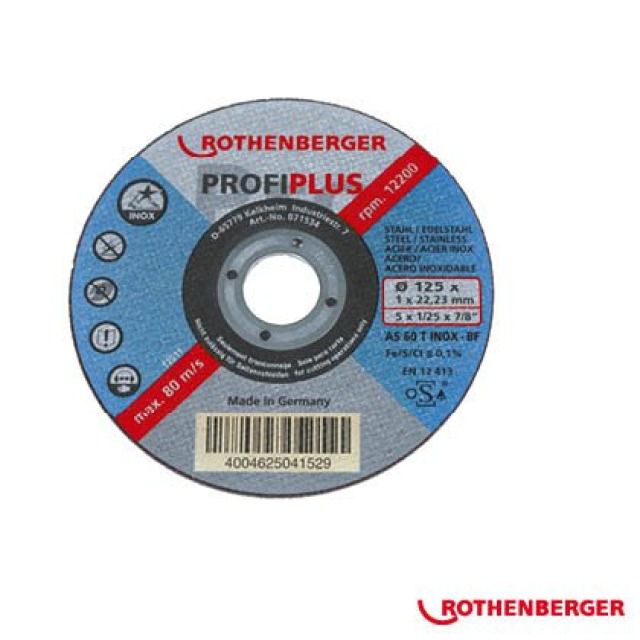 TRENNSCHEIBE INOX SUPER PLUS
7.1534D DOSE À 10 ST  125X1X22