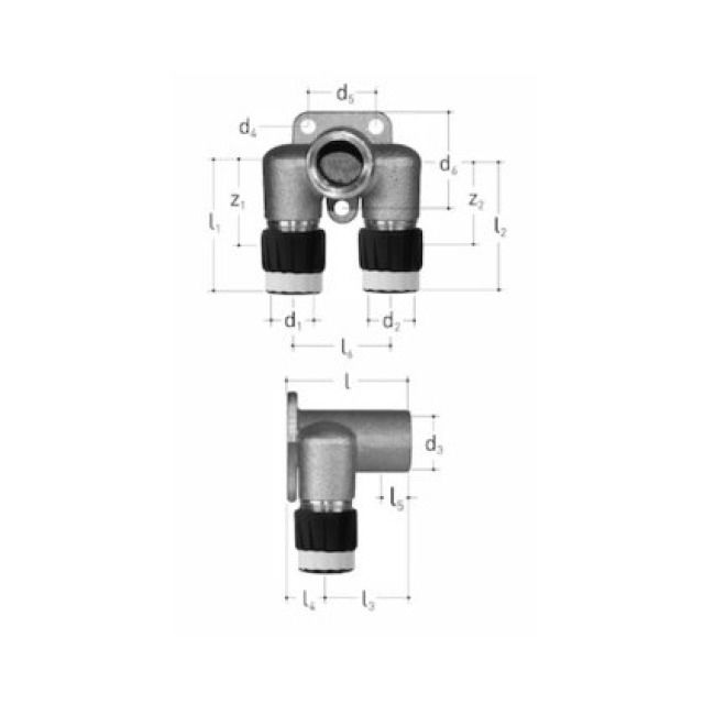 SANIPEX MT attacco rubi. dop.
4611.180
1/2" -16-16-80 mm