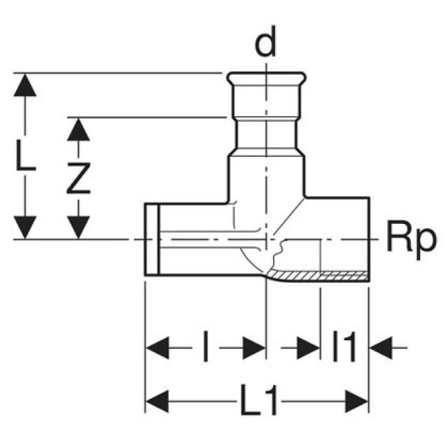 MPF-S curva per rubinetti
flangia e distanziale 33423
d 1/2" - 15"