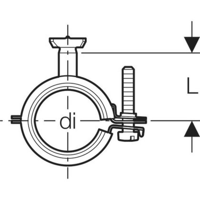 GIS set fissaggio per distr.
dritto 653.492