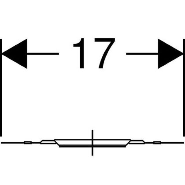 GEBERIT piattello
stagnato 152.328
