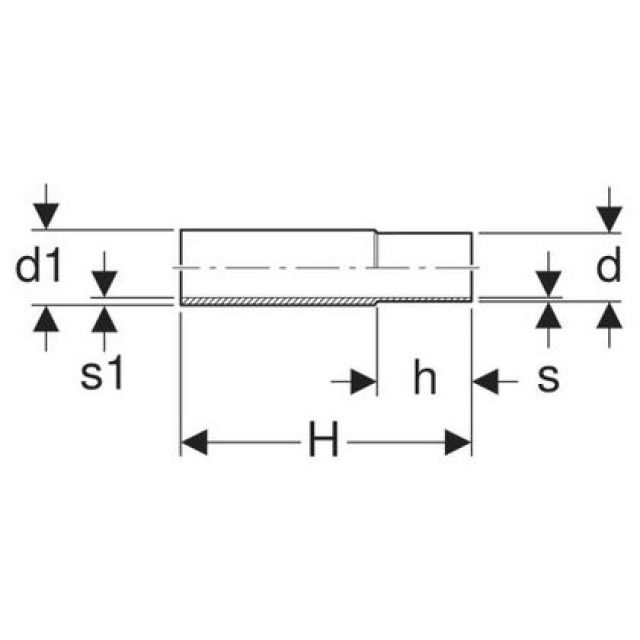 MPF pezzo da saldare
12414             22 - 26.9 mm