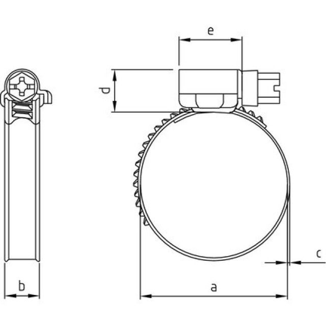 SCHLAUCHBRIDE SCHWER INOX
25-40